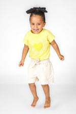 OKAIDI - מכנסיים קצרים לילדות בצבע בז' - MASHBIR//365