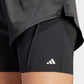 ADIDAS - מכנסיים קצרים לנשים POWER 2 IN 1 בצבע שחור ולבן - MASHBIR//365 - 4