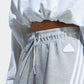 ADIDAS - מכנסיים קצרים לנשים W FI 3S SHORT בצבע אפור בהיר - MASHBIR//365 - 3