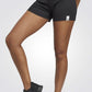 ADIDAS - מכנסיים קצרים לנשים W LNG RIB SHO בצבע שחור - MASHBIR//365 - 1