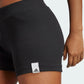 ADIDAS - מכנסיים קצרים לנשים W LNG RIB SHO בצבע שחור - MASHBIR//365 - 3