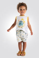 OBAIBI - מכנסיים קצרים לתינוקות הדפס דקלים - MASHBIR//365