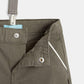 OBAIBI - מכנסיים קצרים עם שלייקס בצבע חאקי - MASHBIR//365 - 3