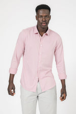 KENNETH COLE - מכופתרת פסים SLIM FIT בצבע ורוד - MASHBIR//365