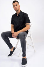 NAUTICA - מכופתרת שחורה קצרה - MASHBIR//365