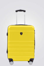 SANTA BARBARA POLO & RAQUET CLUB - מזוודה קשיחה בינונית 24" דגם 1807 בצבע צהוב - MASHBIR//365