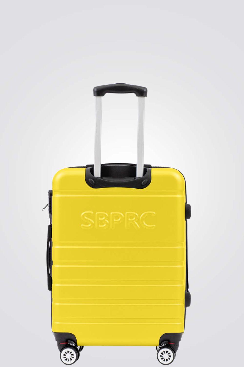SANTA BARBARA POLO & RAQUET CLUB - מזוודה קשיחה בינונית 24" דגם 1807 בצבע צהוב - MASHBIR//365