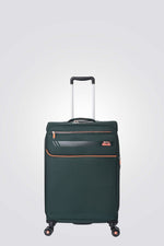 SLAZENGER - מזוודה מבד בינונית 23.5" דגם BARCELONA בצבע ירוק - MASHBIR//365