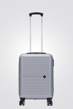 SANTA BARBARA POLO & RAQUET CLUB - מזוודה טרולי עלייה למטוס 20" דגם 1901 בצבע כסף - MASHBIR//365