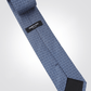 KENNETH COLE - עניבת משי בצבע כחול עם הדפס - MASHBIR//365 - 1