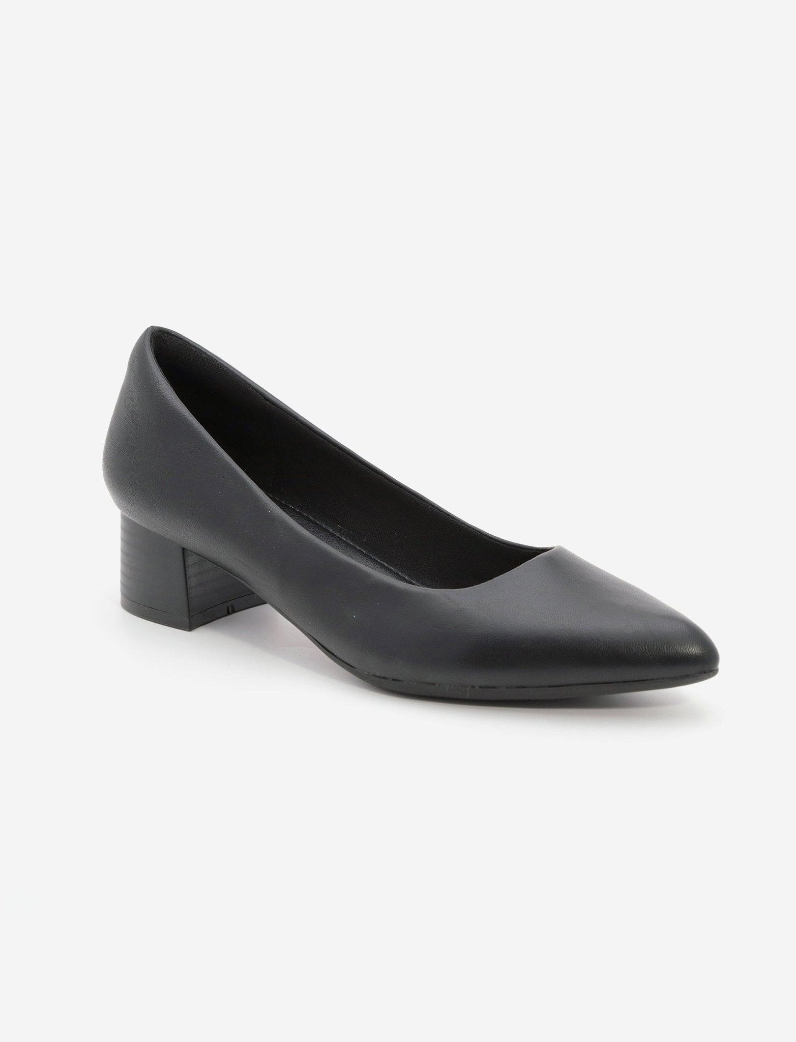 SEVENTYNINE - נעל עקב בצבע שחור - MASHBIR//365