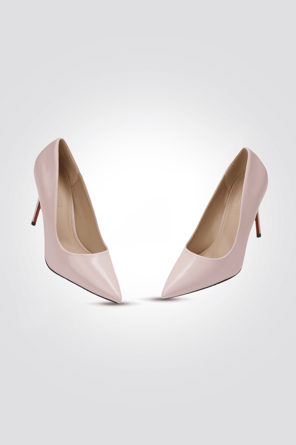 KENNETH COLE - נעל עקב לקה STILETTO HEEL בצבע ניוד - MASHBIR//365