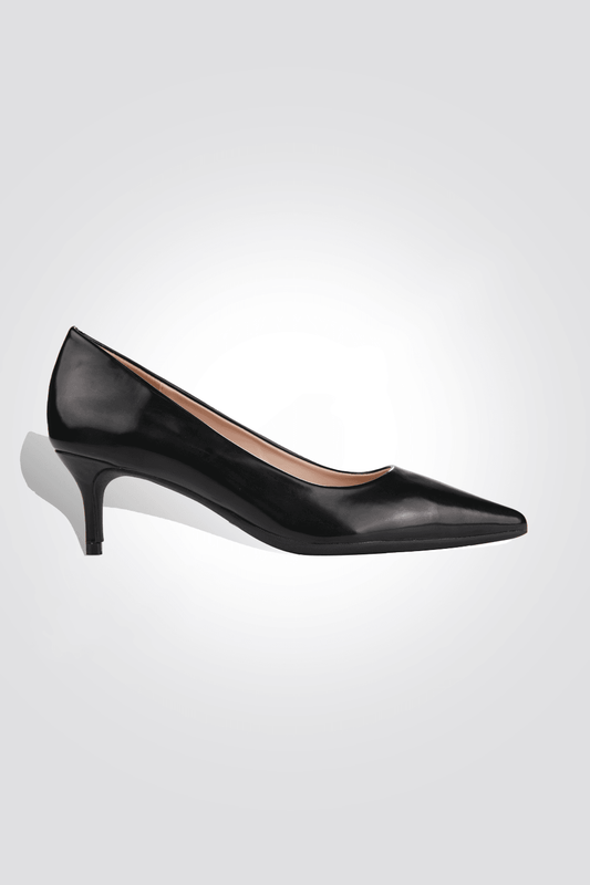KENNETH COLE - נעל עקב לקה STILETTO HEEL בצבע שחור - MASHBIR//365