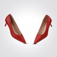 KENNETH COLE - נעל עקב STILETTO HEEL בצבע אדום - MASHBIR//365 - 4