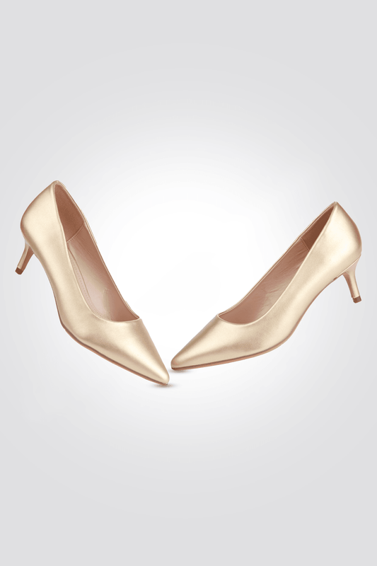 KENNETH COLE - נעל עקב STILETTO HEEL בצבע זהב - MASHBIR//365