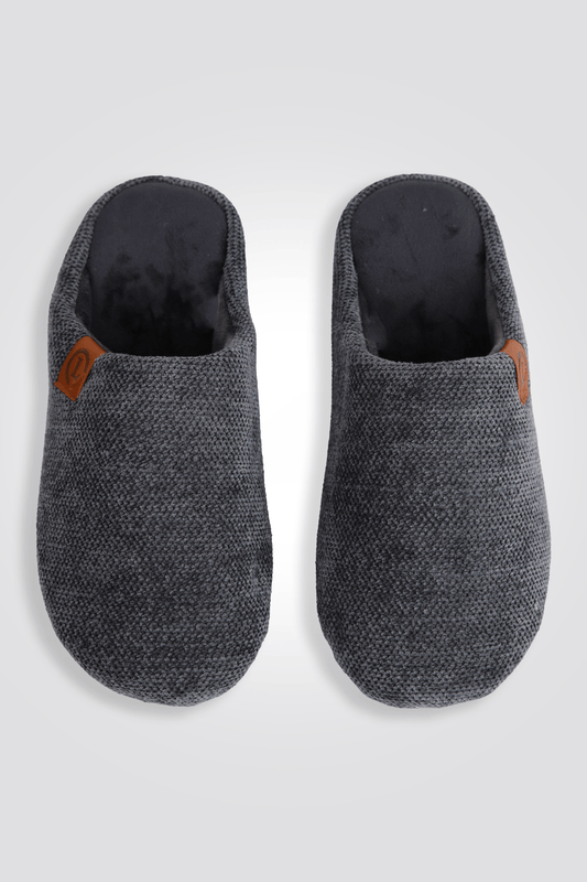 LADY COMFORT - נעלי בית לגברים בצבע אפור - MASHBIR//365
