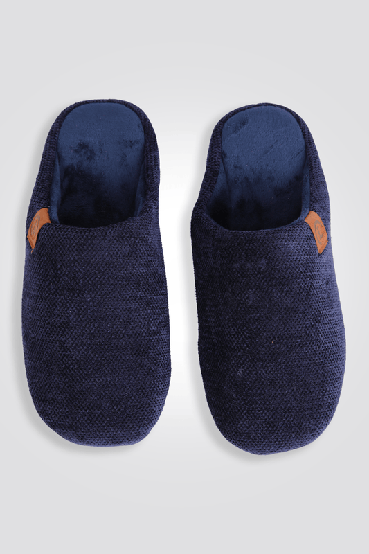 LADY COMFORT - נעלי בית לגברים בצבע כחול כהה - MASHBIR//365