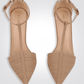 KENNETH COLE - נעלי עקב מפוספס 10 ס"מ בצבע בז' - MASHBIR//365 - 3