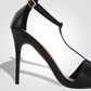 KENNETH COLE - נעלי עקב מפוספס 10 ס"מ בצבע שחור - MASHBIR//365 - 5