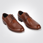 NAUTICA - נעליים אלגנטיות מעור לגברים בצבע חום עם שרוכים - MASHBIR//365 - 2