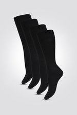 COOL 32 - רביעיית גרבי BASIC בצבע שחור - MASHBIR//365