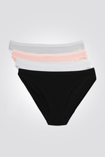 DELTA - רביעיית תחתוני היי לג פסים - MASHBIR//365