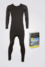 Joseph Kauffman - סט ביגוד תרמי בצבע שחור - MASHBIR//365