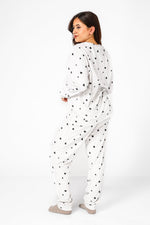 DELTA - סט פיג'מה קטיפה לבבות - MASHBIR//365