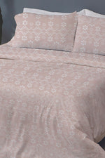 Private Collection - סט מצעים מיטה וחצי 120/200 ס"מ כותנה דגם SOPHIE בגוון ורוד - MASHBIR//365