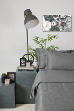 KENNETH COLE - סט מצעים זוגי 160/200 ס"מ כותנה סאטן דגם HUDSON G - MASHBIR//365