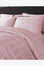 HOMESTYLE - סט מצעים זוגי 160/200 כותנה סאטן דגם קריסטין גוון ורוד - MASHBIR//365