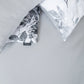 KENNETH COLE - סט מצעים זוגי רחב 180/200 ס"מ כותנה סאטן דגם B&W Leaves - MASHBIR//365 - 3