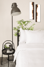 KENNETH COLE - סט מצעים זוגי רחב 180/200 ס"מ כותנה סאטן דגם Daria - MASHBIR//365