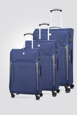 SANTA BARBARA POLO & RAQUET CLUB - סט מזוודות FLORIDA בצבע כחול - MASHBIR//365