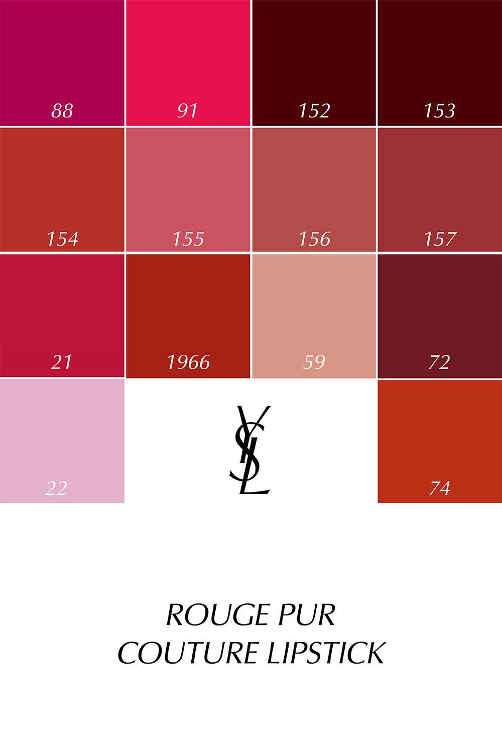 Yves Saint Laurent - שפתון ROUGE PUR COUTURE פיגמנטי ועמיד במיוחד בגימור משי - MASHBIR//365