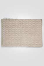 KENNETH COLE - שטיח אמבט ארוג כותנה 50/80 בצבע בז' - MASHBIR//365