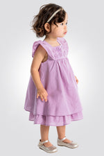 OBAIBI - שימלת תינוקות חגיגית בצבע סגול בהיר - MASHBIR//365