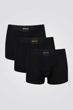 REPLAY - שלישיית בוקסרים קצרים בצבע שחור - MASHBIR//365