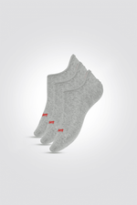 WILSON - שלישיית גרבי סניקרס בצבע אפור מלאנג' - MASHBIR//365