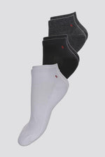 REPLAY - שלישיית קרסוליות לנשים לבן/שחור/מעורב - MASHBIR//365