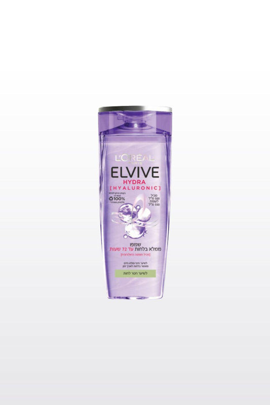 ELVIVE - שמפו לשיער עם חומצה היאלורונית ללחות עד 72 שעות 500 מ"ל - MASHBIR//365