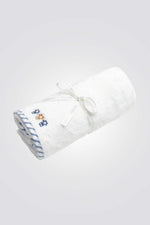 OBAIBI - שמיכה לתינוקות בצבע לבן - MASHBIR//365