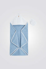 OBAIBI - שכמיית רחצה בצבע תכלת לתינוקות - MASHBIR//365