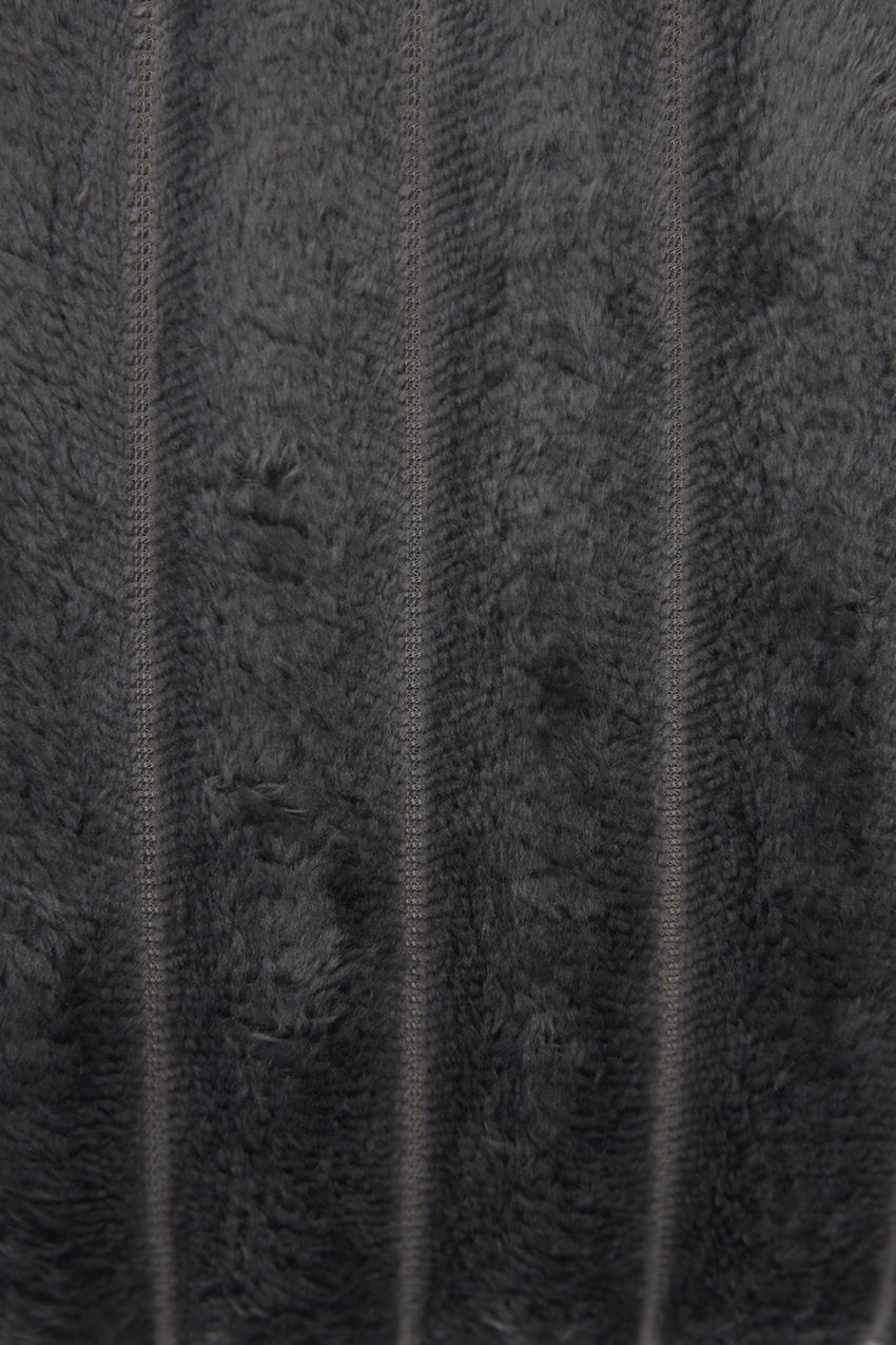 KENNETH COLE - שמיכת פליז פסים יחיד 150/200 ס"מ בצבע אפור - MASHBIR//365