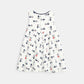 OBAIBI - שמלה לבנה בהדפס דגיגונים לתינוקות - MASHBIR//365 - 4