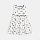 OBAIBI - שמלה לבנה בהדפס דגיגונים לתינוקות - MASHBIR//365 - 2