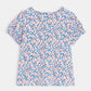 OBAIBI - שמלת אוברול ג'ינס לתינוקות וחולצת טריקו פרחונית כחולה - MASHBIR//365 - 4