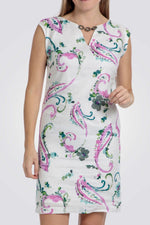 PUNT ROMA - שמלת פשתן מודפסת - MASHBIR//365