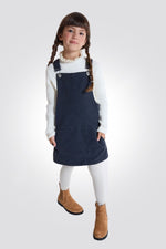 OKAIDI - שמלת סרפן ילדות מג'ינס בצבע שחור - MASHBIR//365