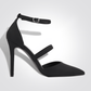 KENNETH COLE - סנדל עקב עם רצועת אבזם בצבע שחור 10 ס"מ - MASHBIR//365 - 1